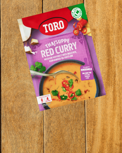 Thaisuppe red curry