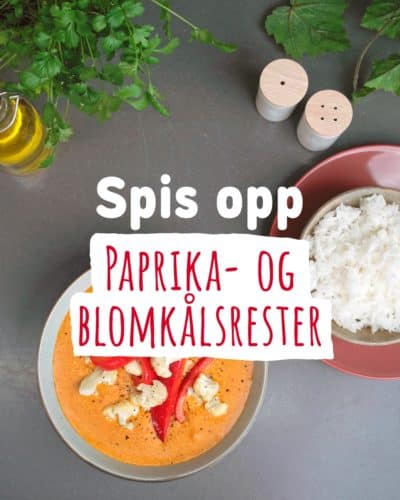 Redd grønnsakene